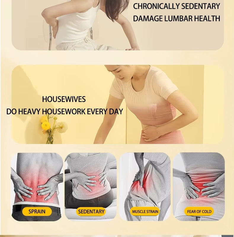 Appareil de Massage Chauffant Multifonction – Soulagement Dos, Ventre, Jambes & Épaules