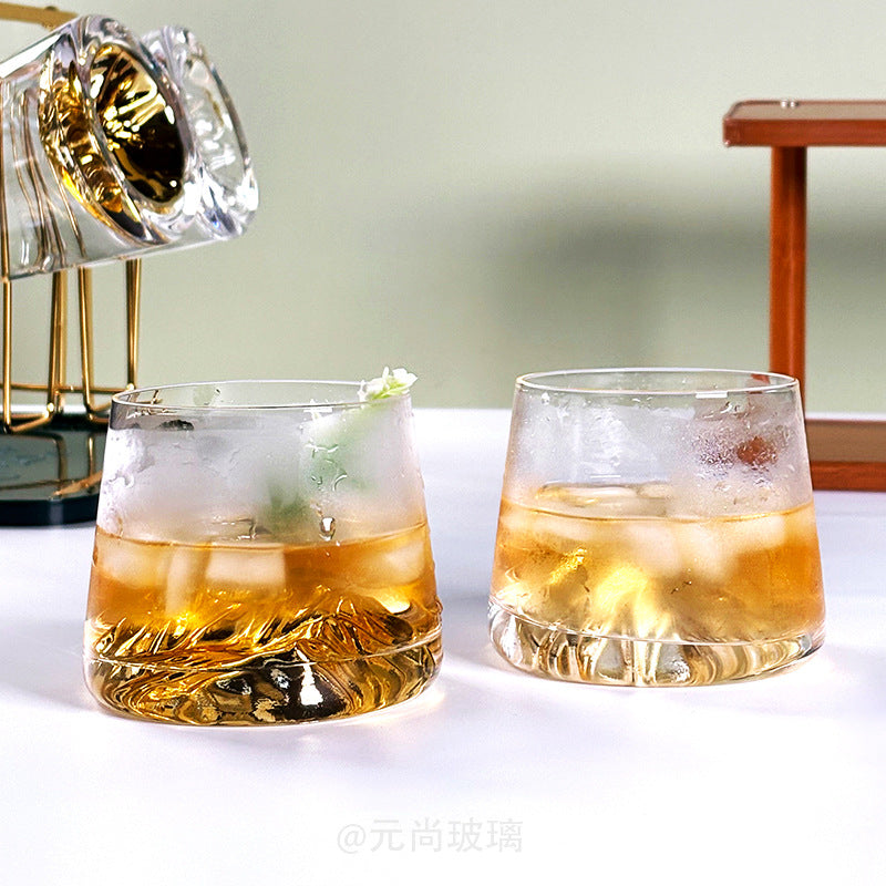 Verre Premium - Design Relief Cristal: 1 paquet de 6 verre