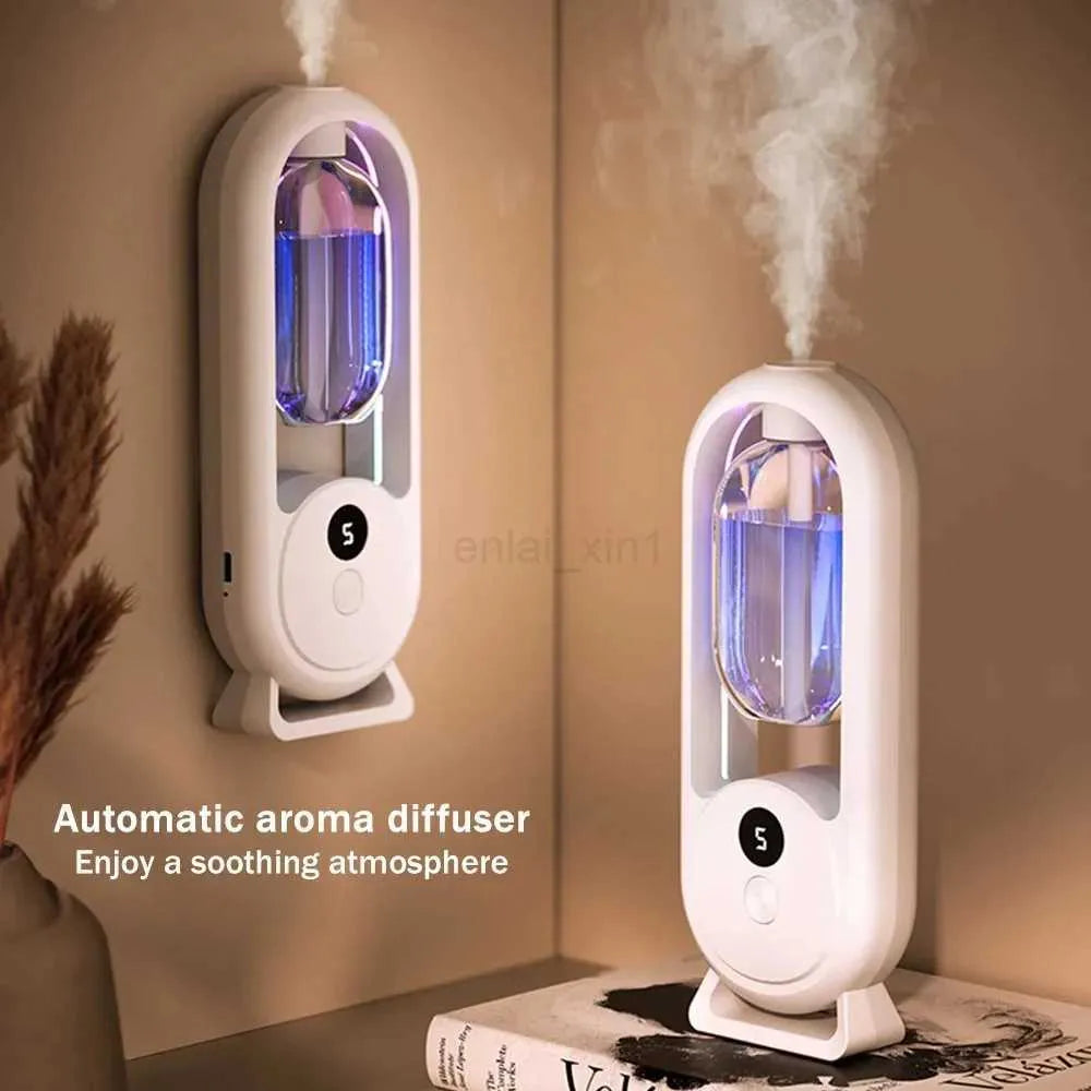 Diffuseur d'Arômes Automatique LED - Humidificateur d'Air Intelligent avec Lumière Ambiance