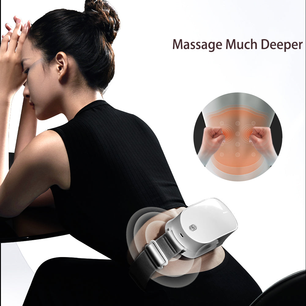 Appareil de Massage Chauffant Multifonction – Soulagement Dos, Ventre, Jambes & Épaules