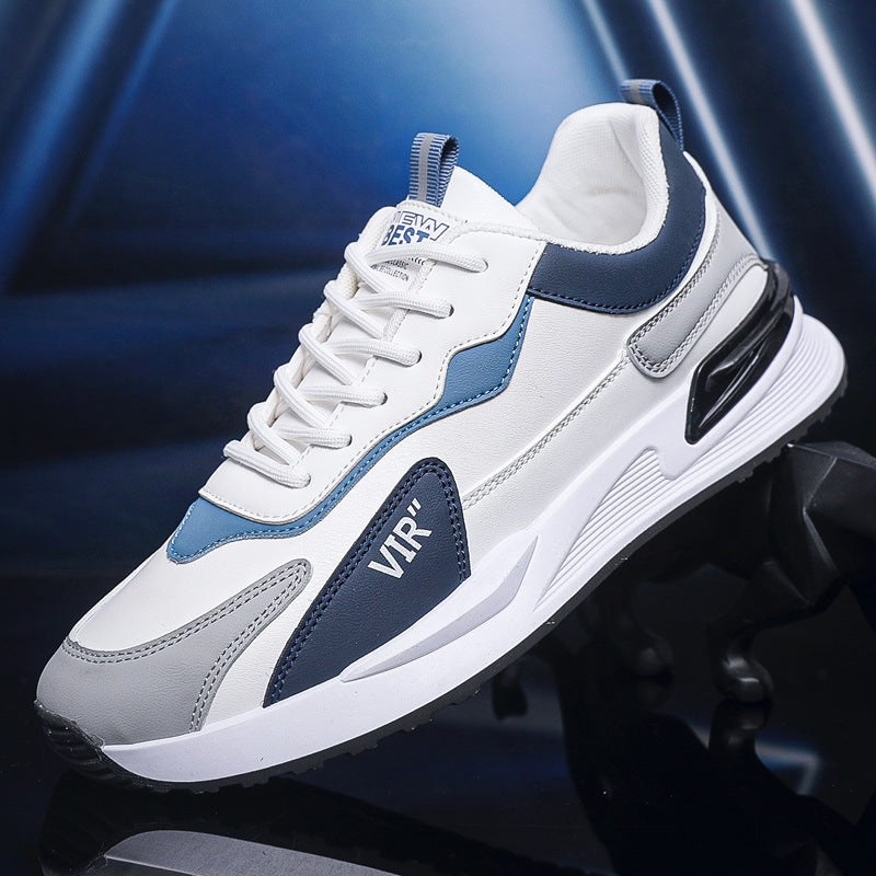 Baskets VIR Air Max - Sneakers Homme Coussin d'Air Gris/Blanc Style Rétro