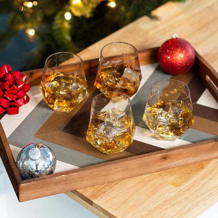 Verre à Cocktail Géométrique : 1 paquet de 6 verres