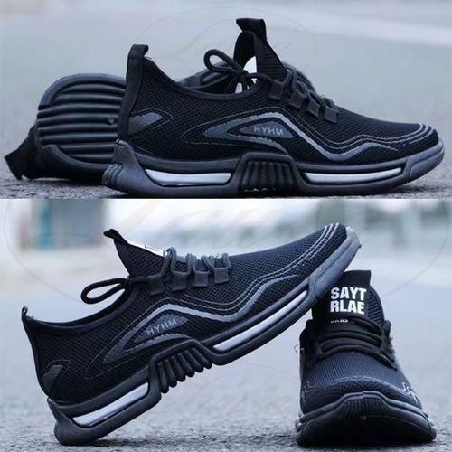 Chaussures de Sport HYHM – Ultra Légères & Respirantes – Noir