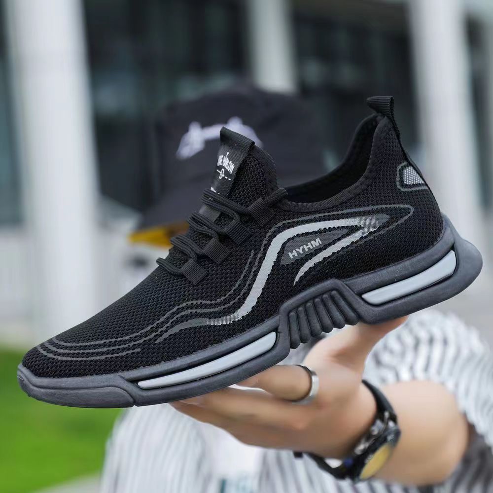 Chaussures de Sport HYHM – Ultra Légères & Respirantes – Noir